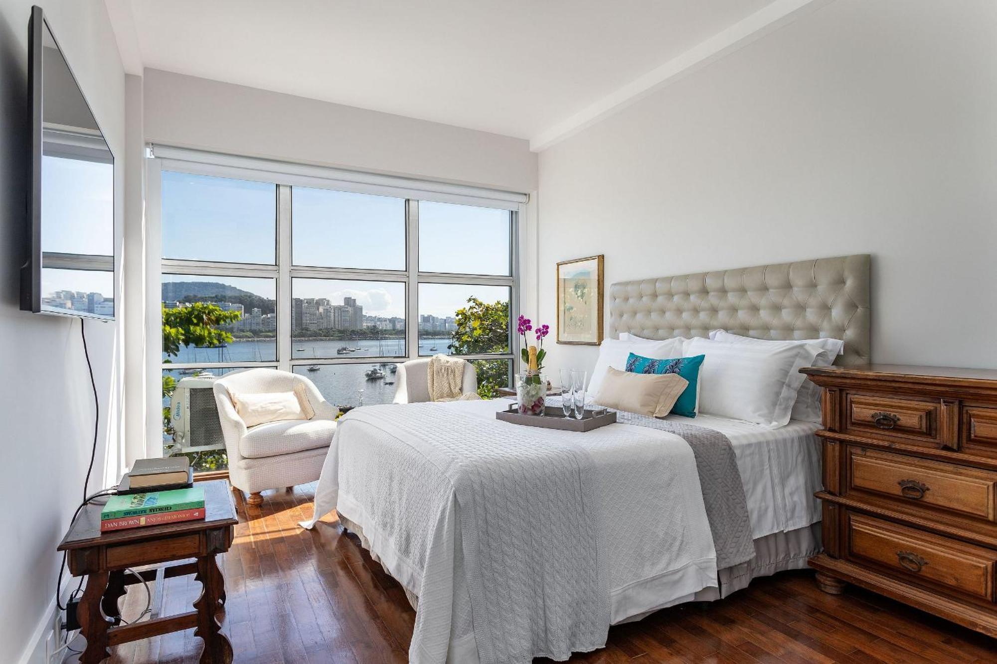 Apartmento De Luxo Na Urca Com Vistas Incríveis - A 2 Min Da Praia! * Río de Janeiro